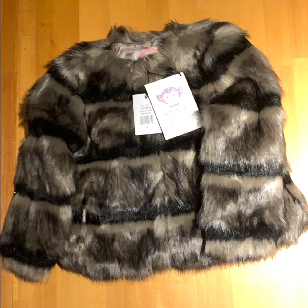 Appaman fur jacket - Wolf Grey